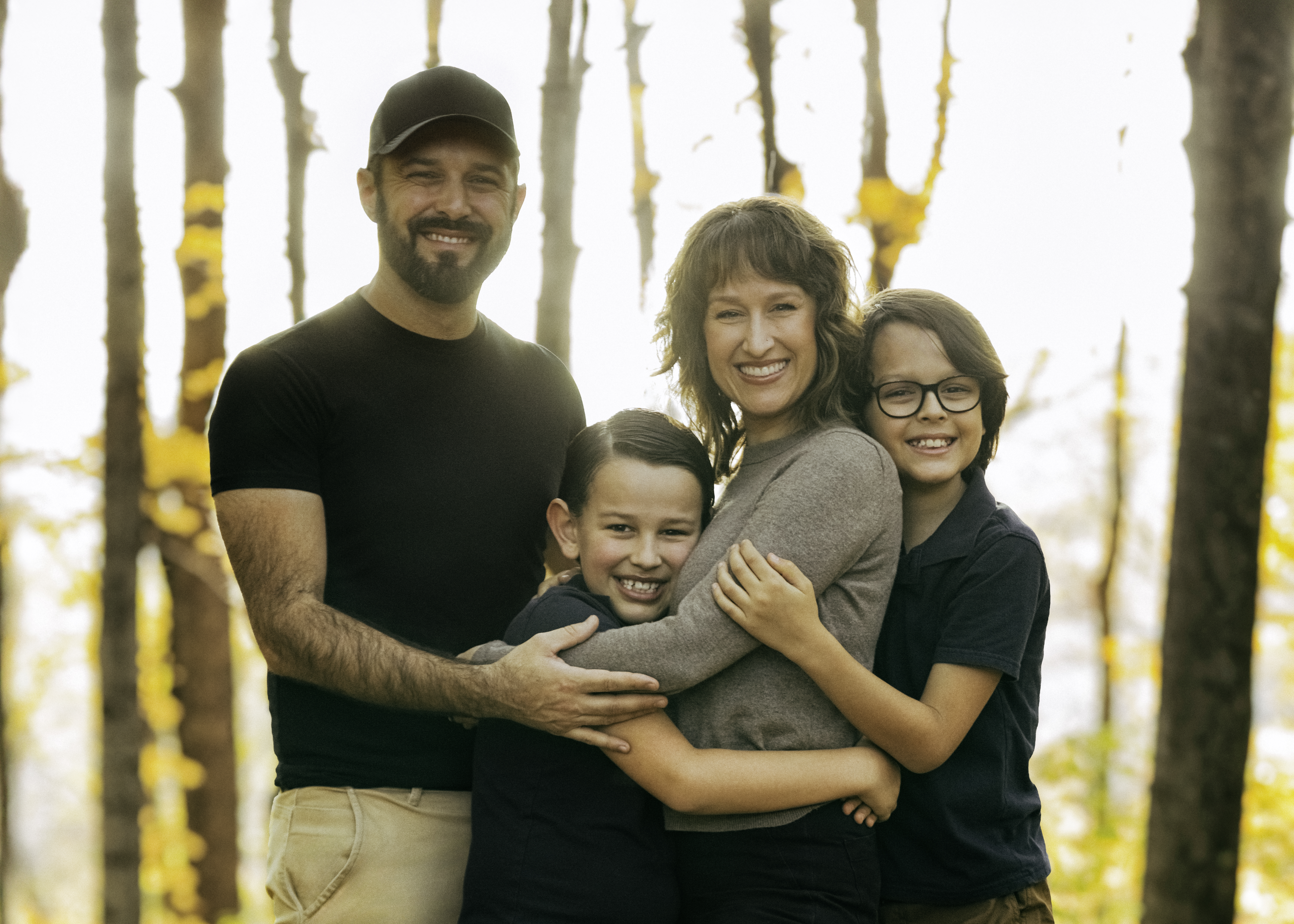 Carrie King with her family